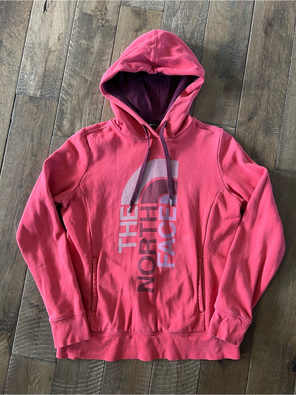 The North Face Pink Hooded Pullover Sweatshirt